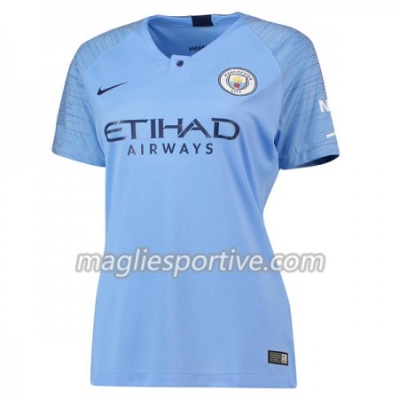 Completo Calcio Manchester City Donna Divisa Prima 2018/2019